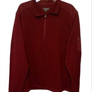 Eddie Bauer Men's Quarter Zip Sweater - Size XXL